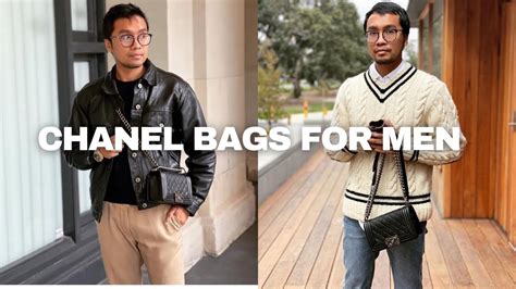 chanel bead chain bag|Chanel handbags for men.